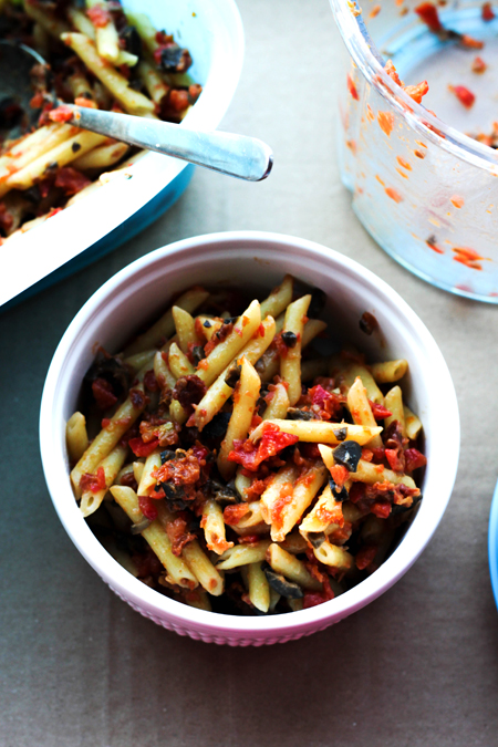 Pâtes tomates séchées